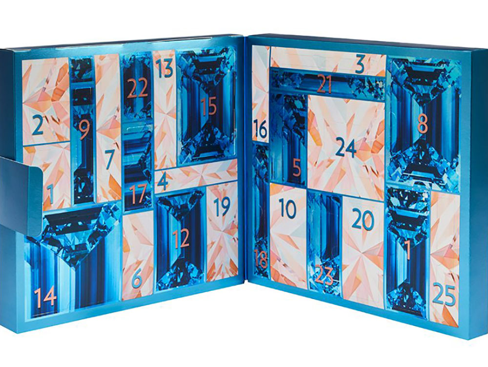 Bright blue calendar for the bright personality