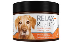 Relax and restore calming chew dog fireworks